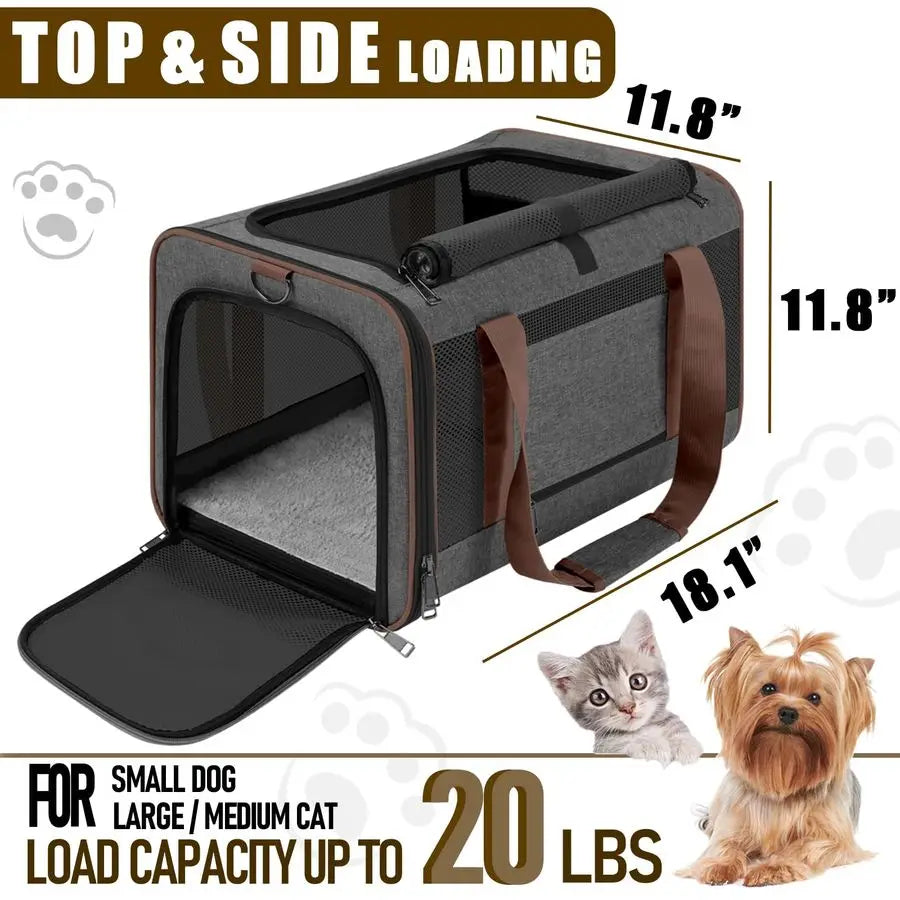 Soft Pet Taxi Carrying Bag Carrier Cage pets over 25lbs