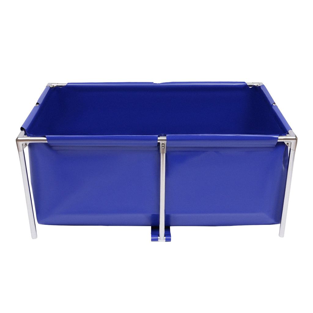Small  Blue above Ground Koi Breeding  Pond with Drain