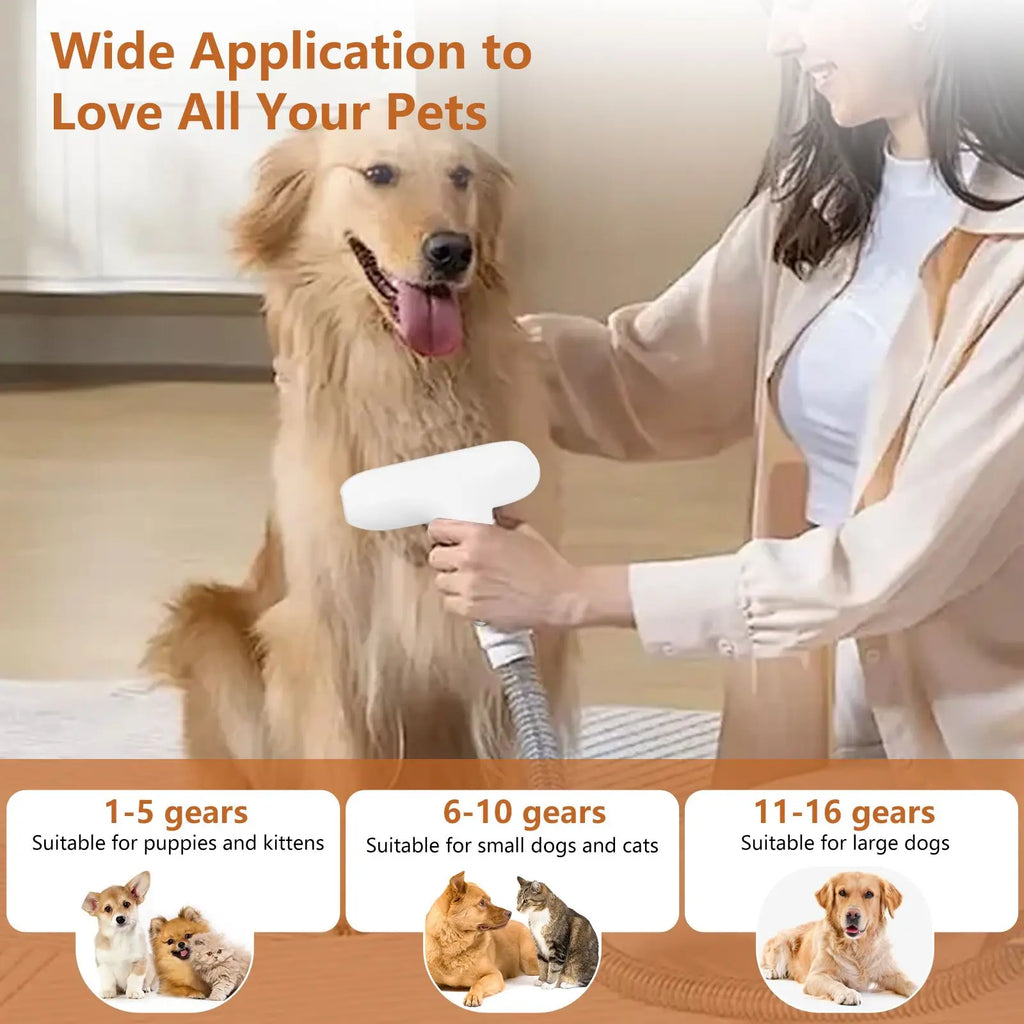 Multi-Function Pet Grooming Kit, Self-Cleaning Brush, Detachable Washable Hair Remover