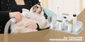 Pet Grooming Vacuum / Dryer Kit with 6 Tools / Trimmer Guide Combs