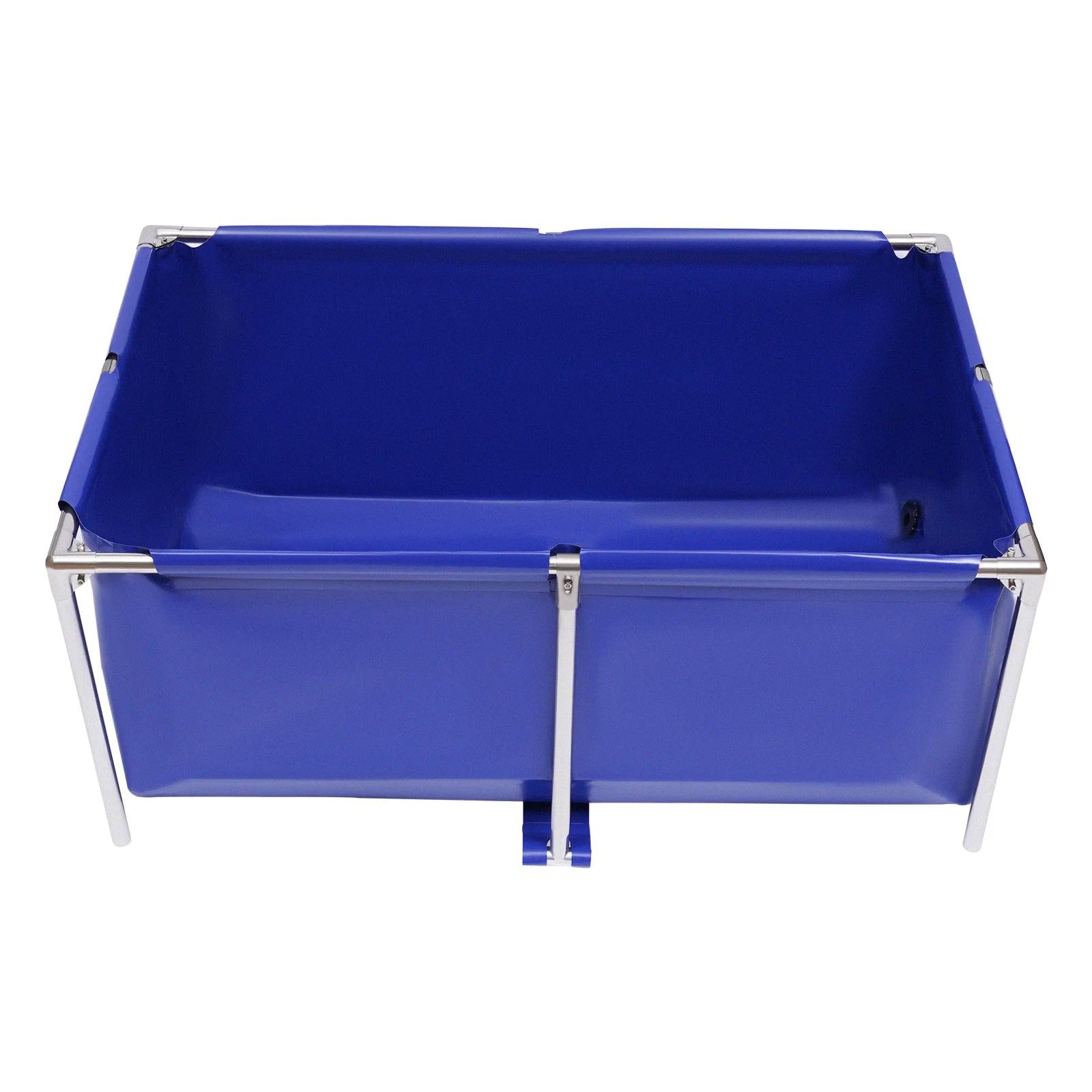 Small  Blue above Ground Koi Breeding  Pond with Drain