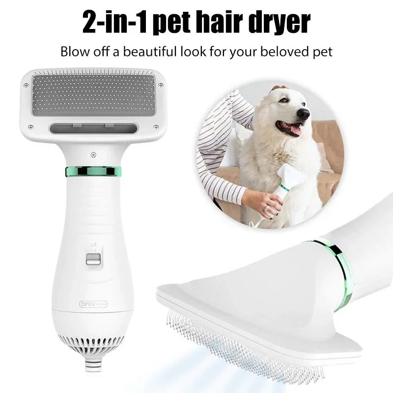 Portable 2 In 1 Pet Grooming Blower Comb /Brush Dryer