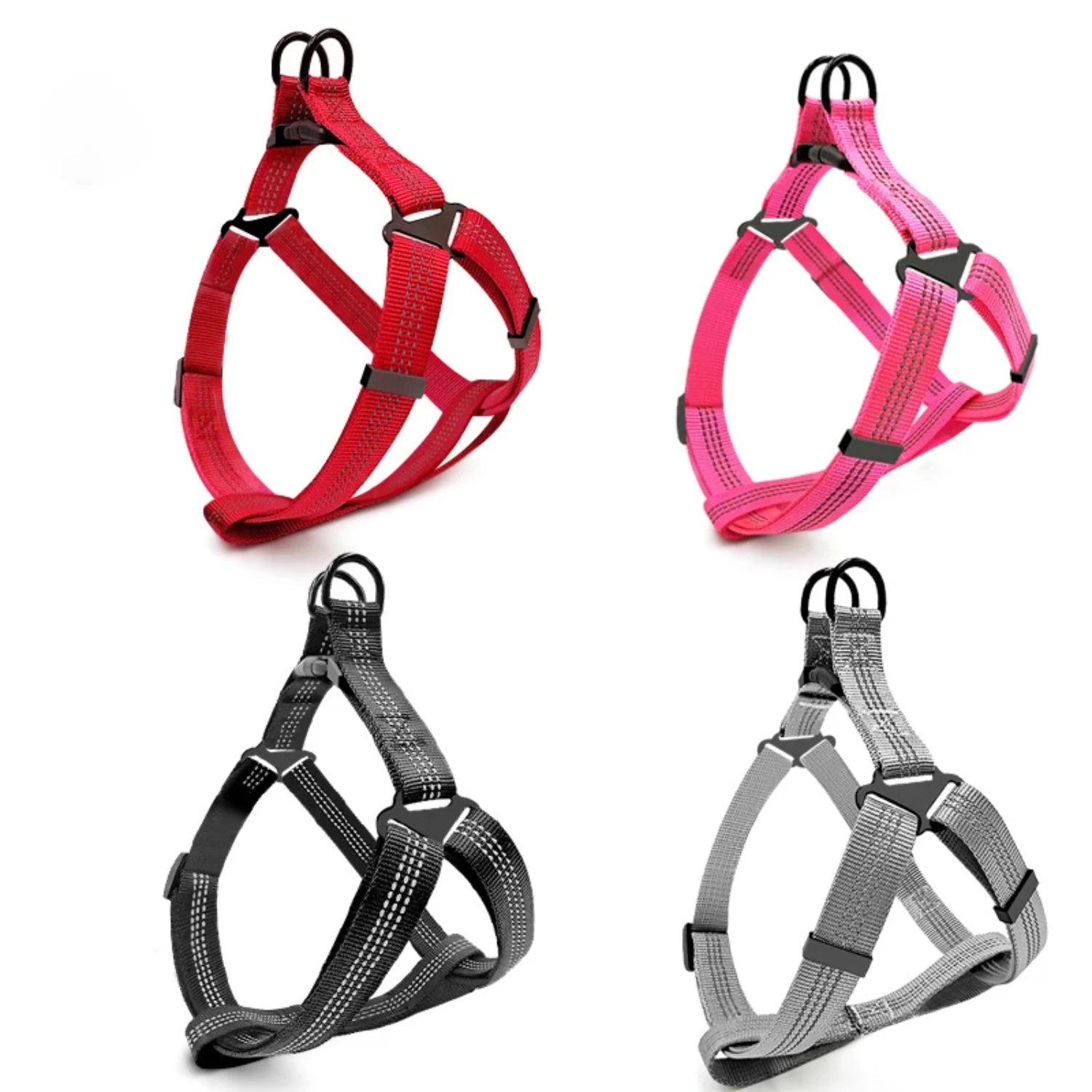 Adjustable Dog Y Harness Breathable Reflective Small Medium Large Dog