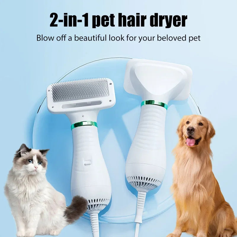 Portable 2 In 1 Pet Grooming Blower Comb /Brush Dryer