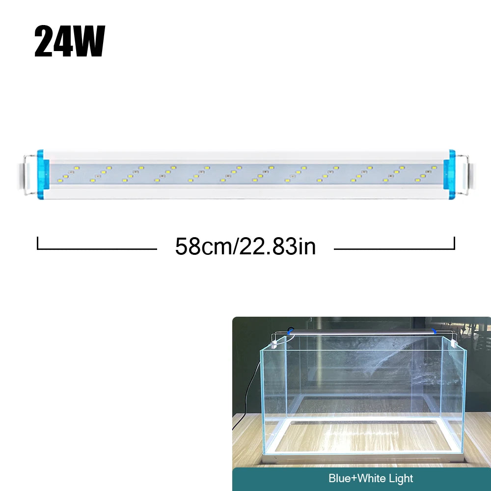 18~70CM Super Bright LED Aquarium Light Clip 90~260Volt