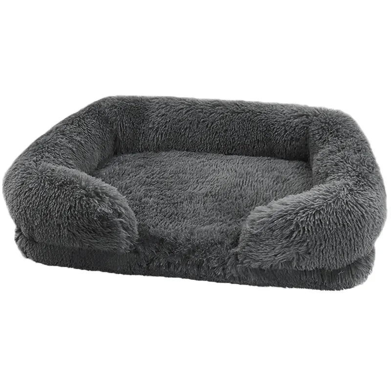 Thick orthopedic, egg sponge, small to extra large pet furniture, washable cover