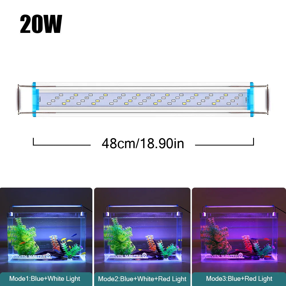 18~70CM Super Bright LED Aquarium Light Clip 90~260Volt