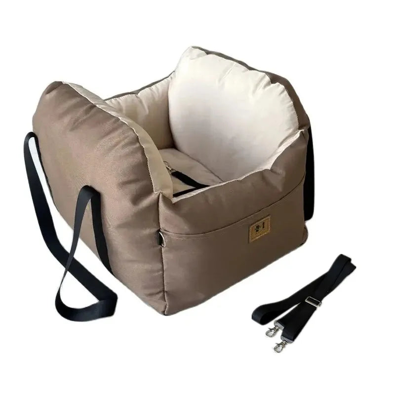 Pet Nest Cushion Travel Mattress Car Seat with Safety Belt