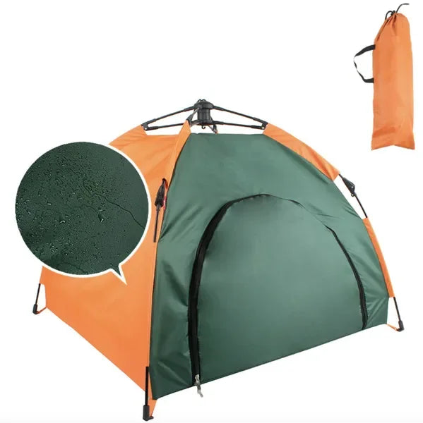 Automatic Folding Dog Tent, Waterproof Portable Pet House