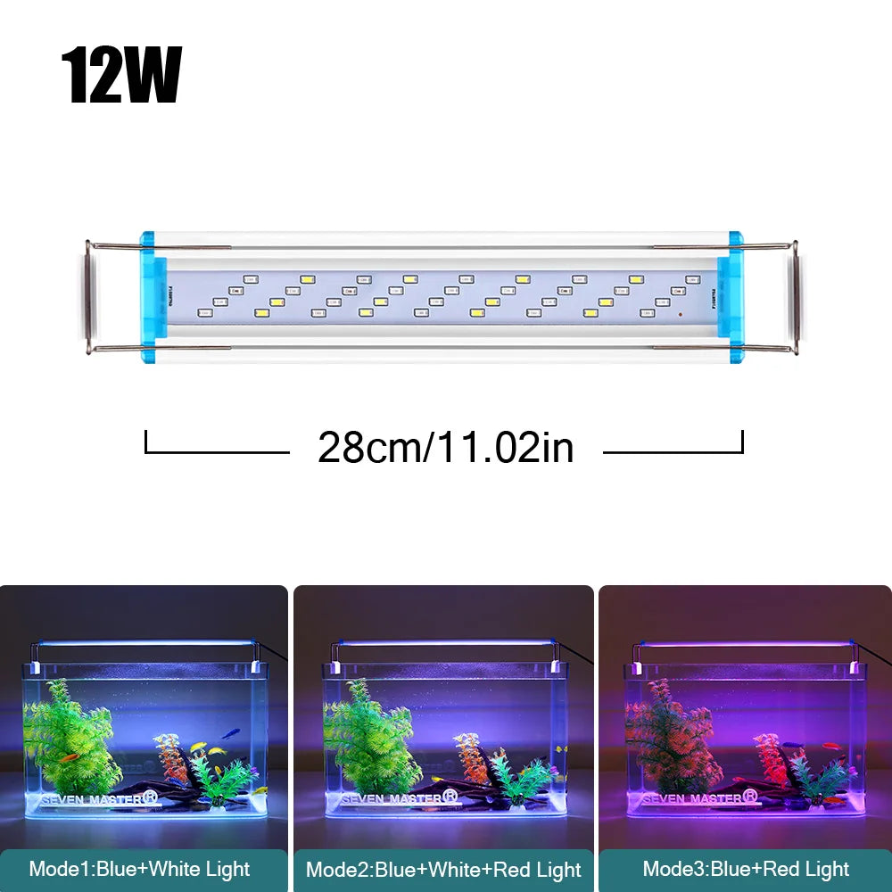18~70CM Super Bright LED Aquarium Light Clip 90~260Volt