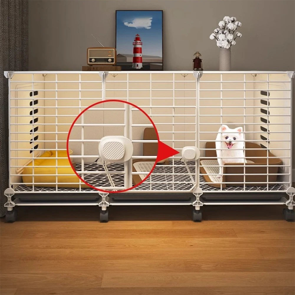 Pet Kennel - Wheels, Tray, Cage Crate Small/Medium/Large Pets