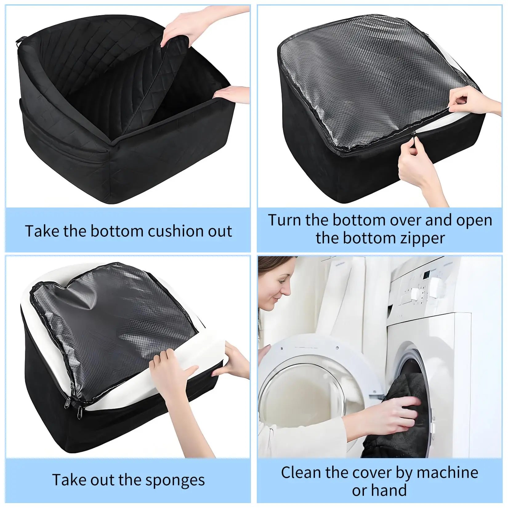 Booster Car Seat, with Safety Belt for pets Under 30-35 LB