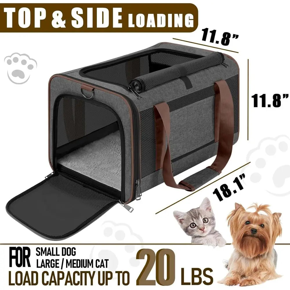 Soft Pet Taxi Carrying Bag Carrier Cage for Over 25lbs,