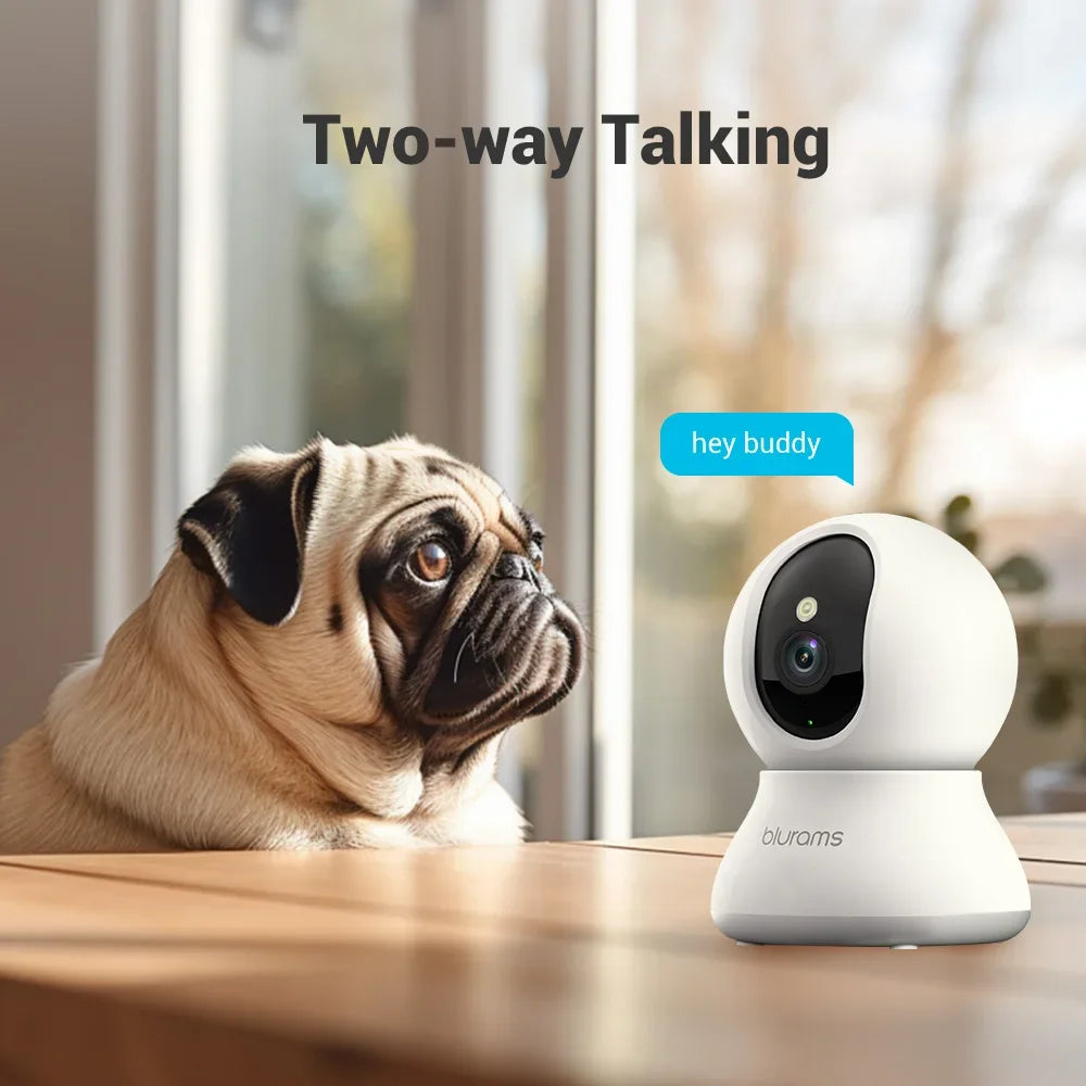 Home Security Camera for Dog/Elder/Pet, One-Touch