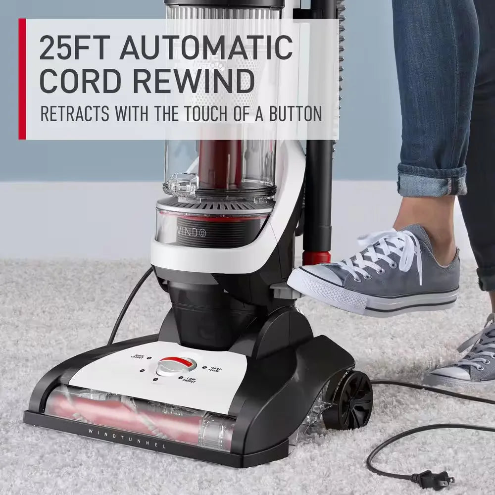Bagless Upright Multi-Surface Vacuum for Pet Hair , Washable Filter