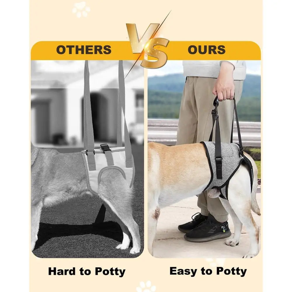 Pet Support Sling, Adjustable Padded Harness for Pets, Size Large