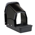 Chicken Laying Nest Box with Basket, Recycled Plastic, Black